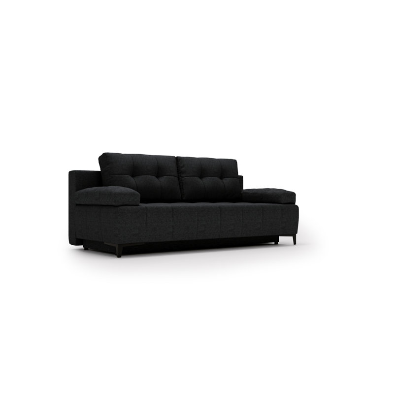 Tarell 2 Seater Sofa Bed, Black