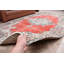 Tapis turc rétro fait à la main de style bohémien et de tapis traditionnel