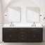 Ensemble de meuble-lavabo double en chêne l 84 po x P 22 po Abbey-104787651-104831154