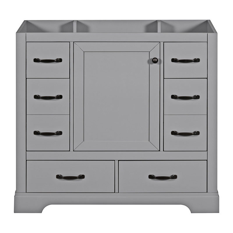 35.50'' Single Bathroom Vanity Base Only, Gray