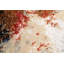 Tapis oriental contemporain abstrait à motif végétal noué à la main 4 x 6