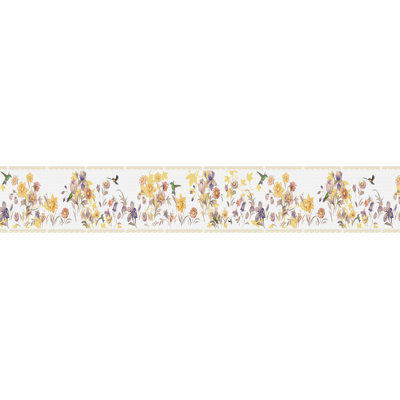 Jendri Peel & Stick Floral Border