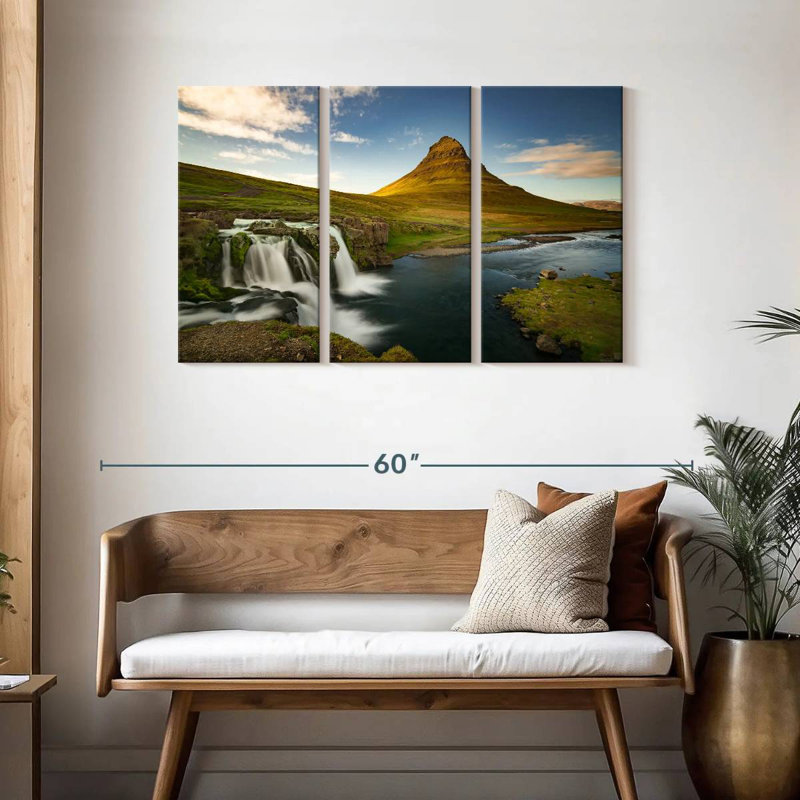 Chutes de Kirkjufell, H 28 po x l 45 po