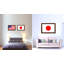« japan country flag », impression sur toile encadrée-41925987-41274248