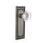 Mission Plate with Round Clear Crystal Door Knob-1850214675