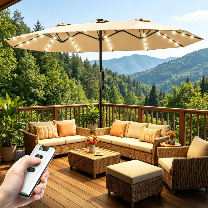Parasol 15 po Beige Smart, Beige