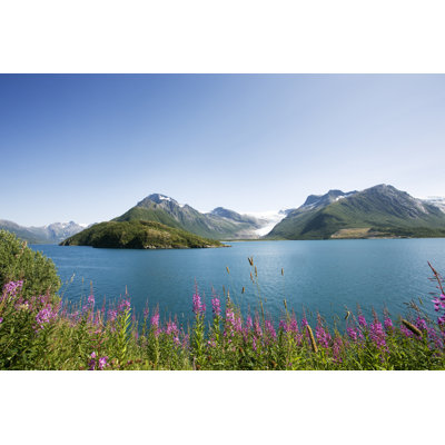 Norwegian Fjord by Sykkel - No Frame Print on Canvas