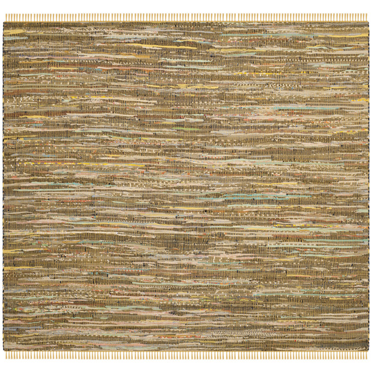 Desilva Rug Hand Woven Cotton Striped Rug