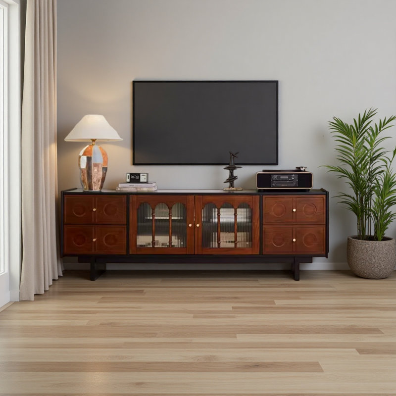 Meuble télé en bois de mélèze