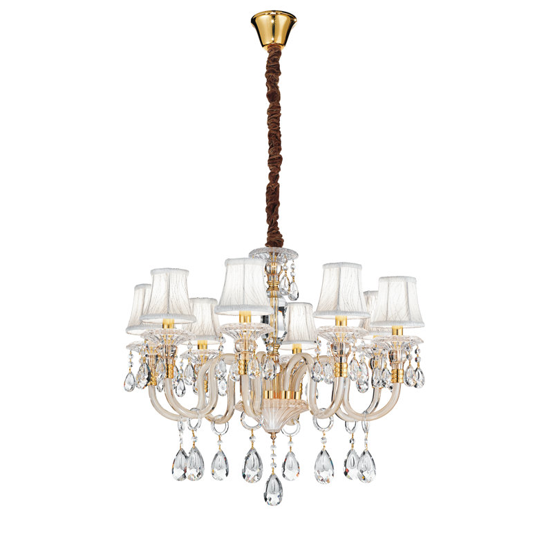 Rocco 8 - Light Shaded Chandelier