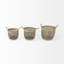 Ensemble de 3 paniers en ruppie maritime
