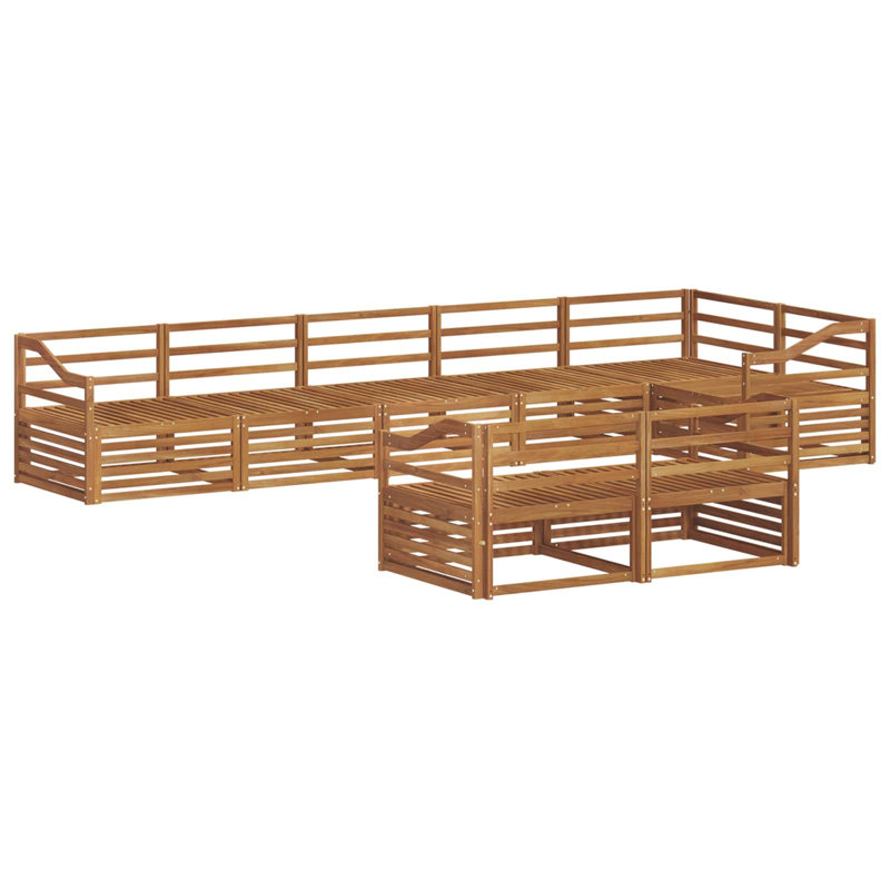404cm Wide Patio Sectional Set