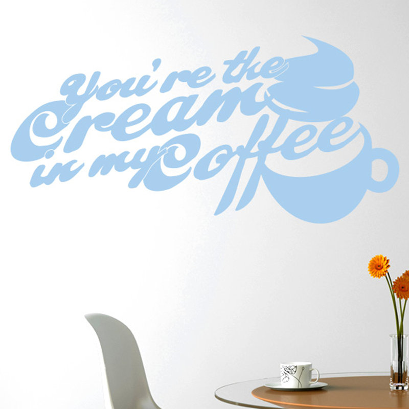 Wall Decal, Light Blue, Medium