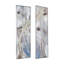 Ensemble de 2 peintures à l'huile abstraites modernes et allongées - art mural vertical pour le salon, la chambre à coucher et le bureau - 20 po x 71 po | Idée de cadeau