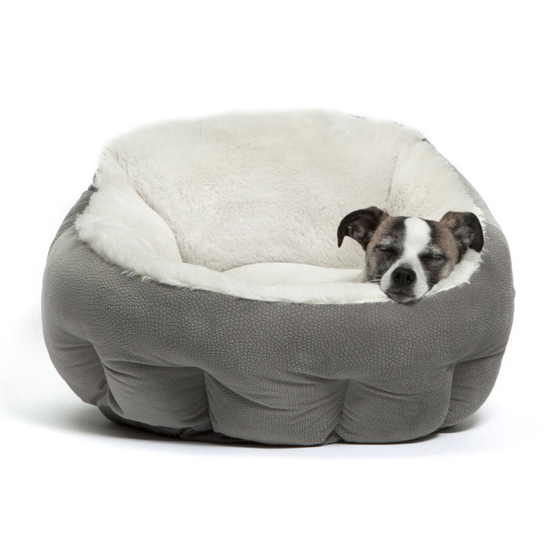 Lit pour chien Ilan Best Friends par Sheri OrthoComfort, Standard (l 20 po x P 20 po x H 12 po), Gris