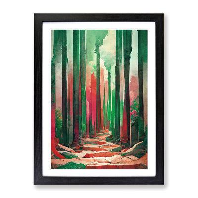 Forest No.2 Abstract - Single Picture Frame Painting