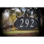Enseigne d'adresse de cour ovale double face Park Place - 30 po