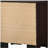 Copper Dark Cocoa 2-Drawer Rectangular Nightstand
