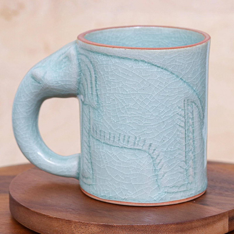 Tasse Feliksas, tasse en céramique Celadon