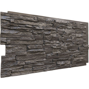 Winston Brands Realistic Faux Stone Privacy Fence Cover