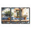 «Blue and Green Kitchen Greek Kitchen», ensemble d'art mural-107195239-107195247