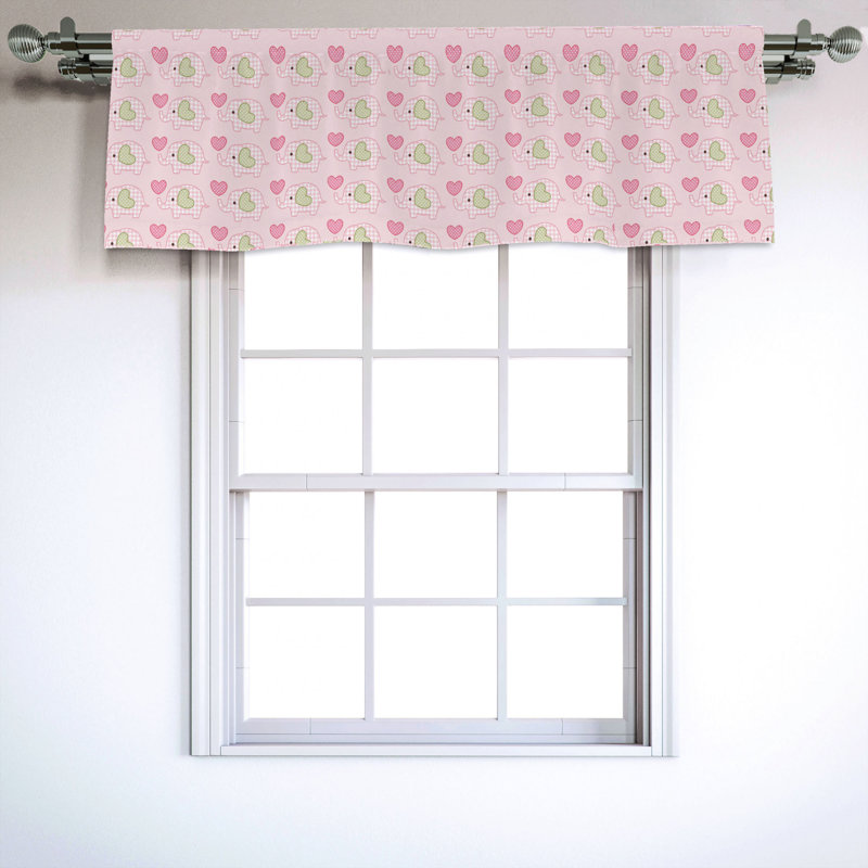 Sateen Ruffled Window Valance