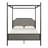 Wapakoneta Upholstered Metal Canopy Bed