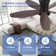 36/42/48" Flush Mount Low Profile Ceiling Fan With Light And Remote/app Control