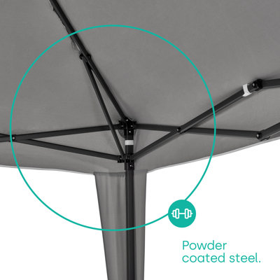 3m x 3m Steel Pop-Up Gazebo