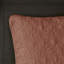 Couvre-lit rouge réversible 3 pièces pour grand lit, surdimensionné avec rembourrage en coton prélavé, comprend deux taies décoratives, matelas en argile nettoyante à la machine pour nettoyage en profondeur
