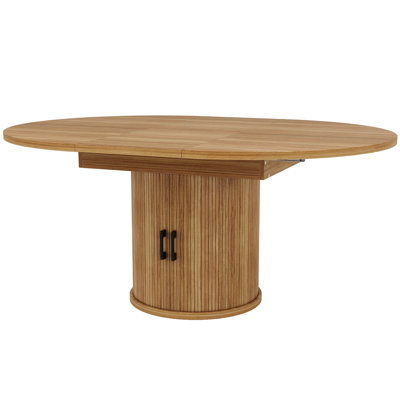 Extendable Round Dining Table