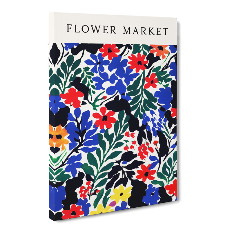 The Flower Market Exhibition No. 6 - Wrapped Canvas Print, 76cm H x 50cm W x 3cm D