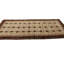 Tapis unique en laine noué à la main des années 1990 de 3 pi 10 po x 9 pi rouge / beige Patrich