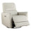 Fauteuil inclinable électrique pivotant en cuir véritable Sant