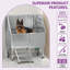 Baignoire de toilettage réglable en acier inoxydable pour animaux 50 po