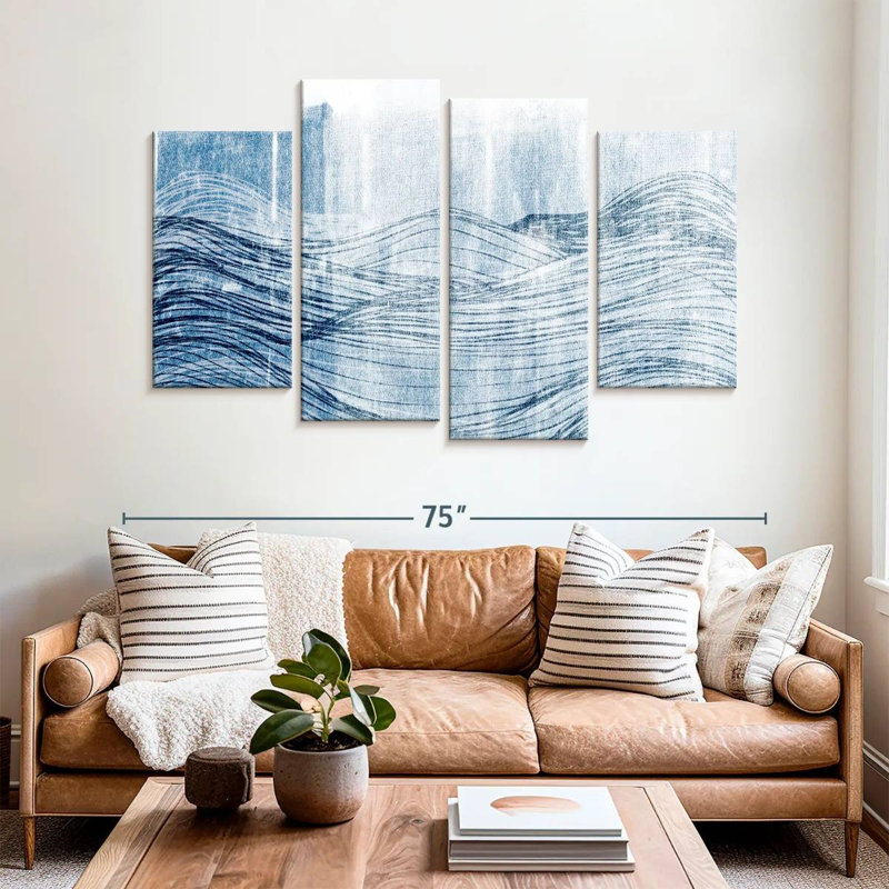 Gillard Indigo Waves II, H 42 po x l 68 po