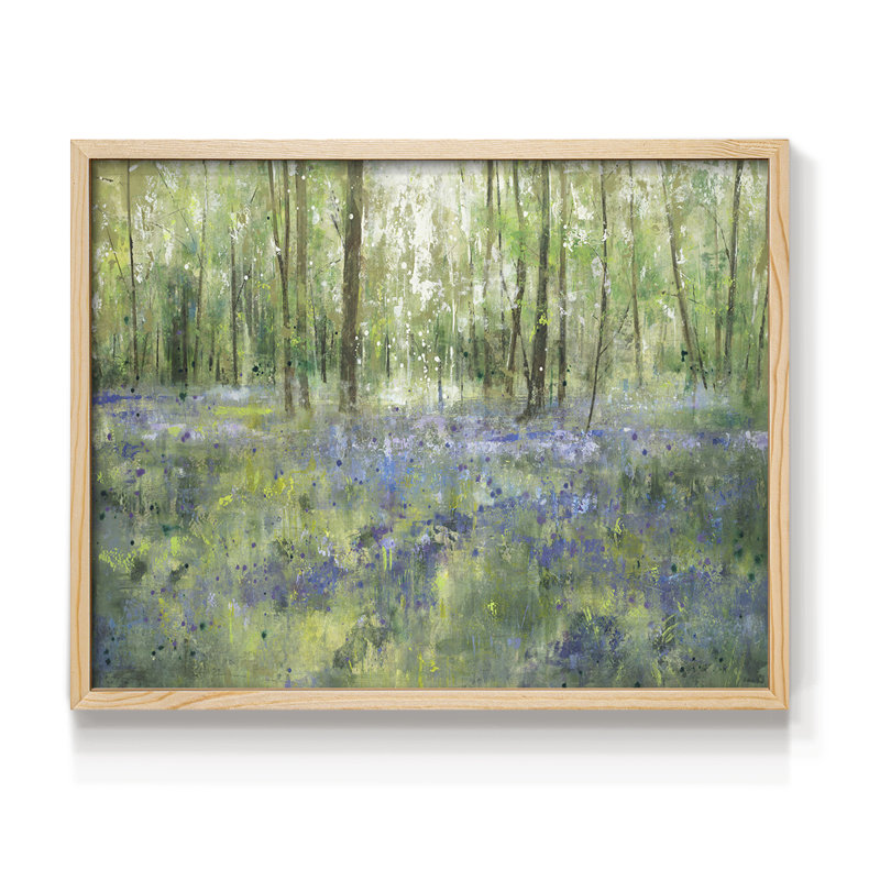 LAVENDER HILL -Framed Print - Restickable, Natural, 22" H x 28" W