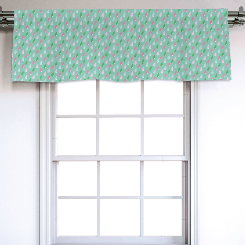 Sateen Ruffled Window Valance