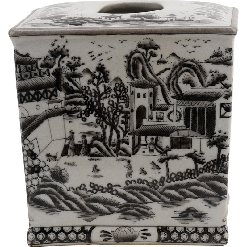 Porcelain China Tissue Box Cover