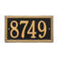 Double Line 1-Line Wall Address Plaque-110827154-110827158