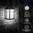 2 Pack 9.7 in. 15-Watt Integrated LED Outdoor Wall Lantern with Dusk-to-Dawn Sensor, Selectable 3000K/4000K/5000K, Aluminum, Wet Location-1960945271