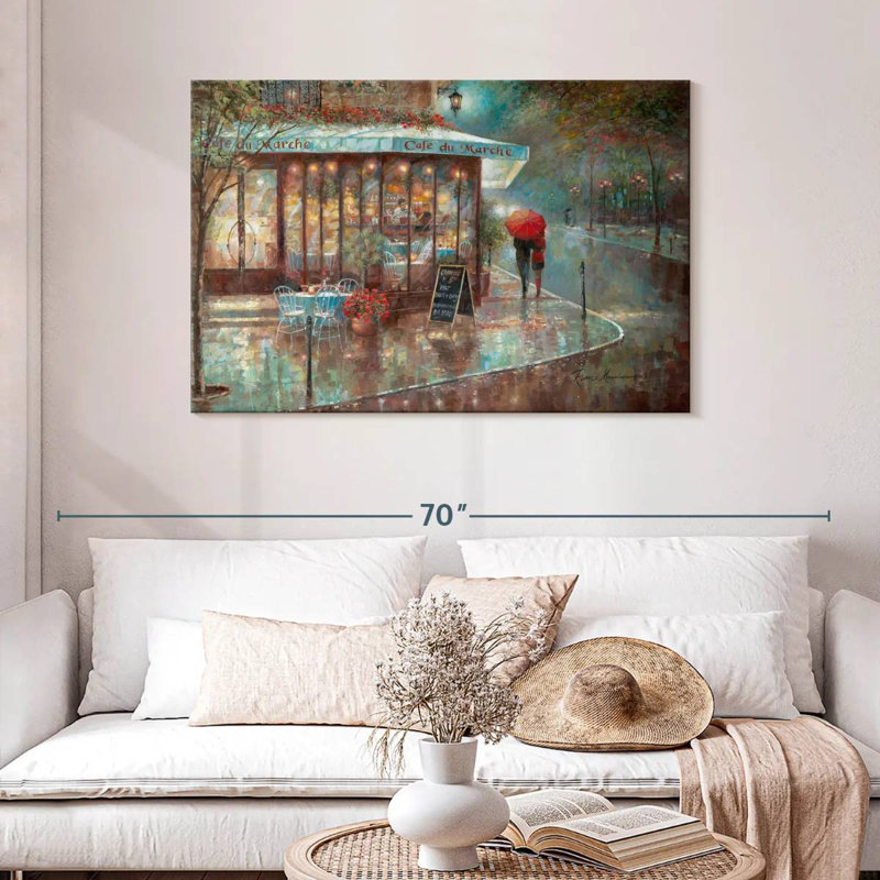 Sireci Cafe Du Marche, 30" H x 45" W