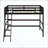 Solid Wood Loft Bed With Ladder