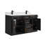 60" Solid Wood Sink Vanity With 1" Artificial Stone Top-1219169595-1219169596