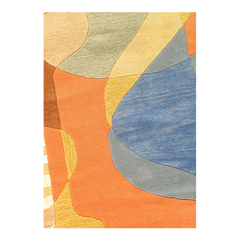 One-of-a-Kind Round 5' Hand Tufted Area Rug