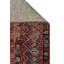 Tapis oriental rectangulaire en chenille multicolore rouge / noir-1512137309