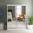 Jelinek 59" Armoire with Adjustable Shelves, Hanging Rod-764004653-770961789