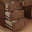 Bureau en bois d'hévéa massif importé-327769979
