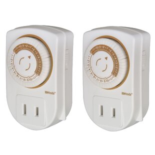 ALEKO Light Switch Outlet with Wireless Remote - Pack of 2 - Bed