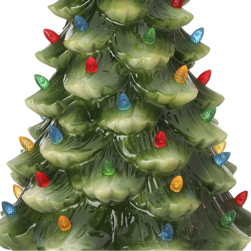 17" LED Porcelain Tabletop Tree